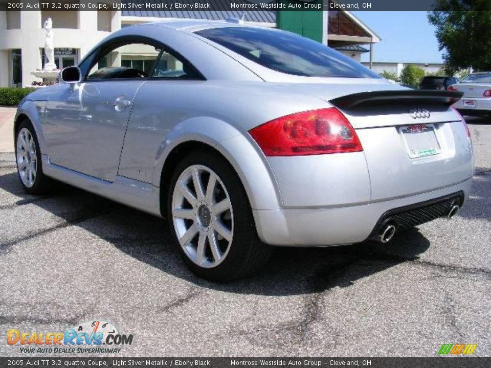 2005 Audi TT 3.2 quattro Coupe Light Silver Metallic / Ebony Black Photo #3