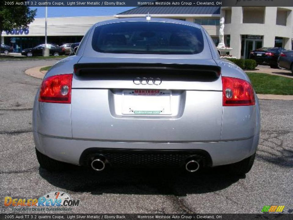 2005 Audi TT 3.2 quattro Coupe Light Silver Metallic / Ebony Black Photo #4