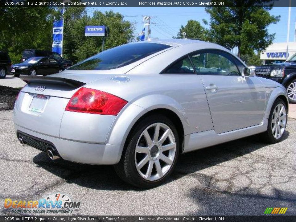 2005 Audi TT 3.2 quattro Coupe Light Silver Metallic / Ebony Black Photo #5