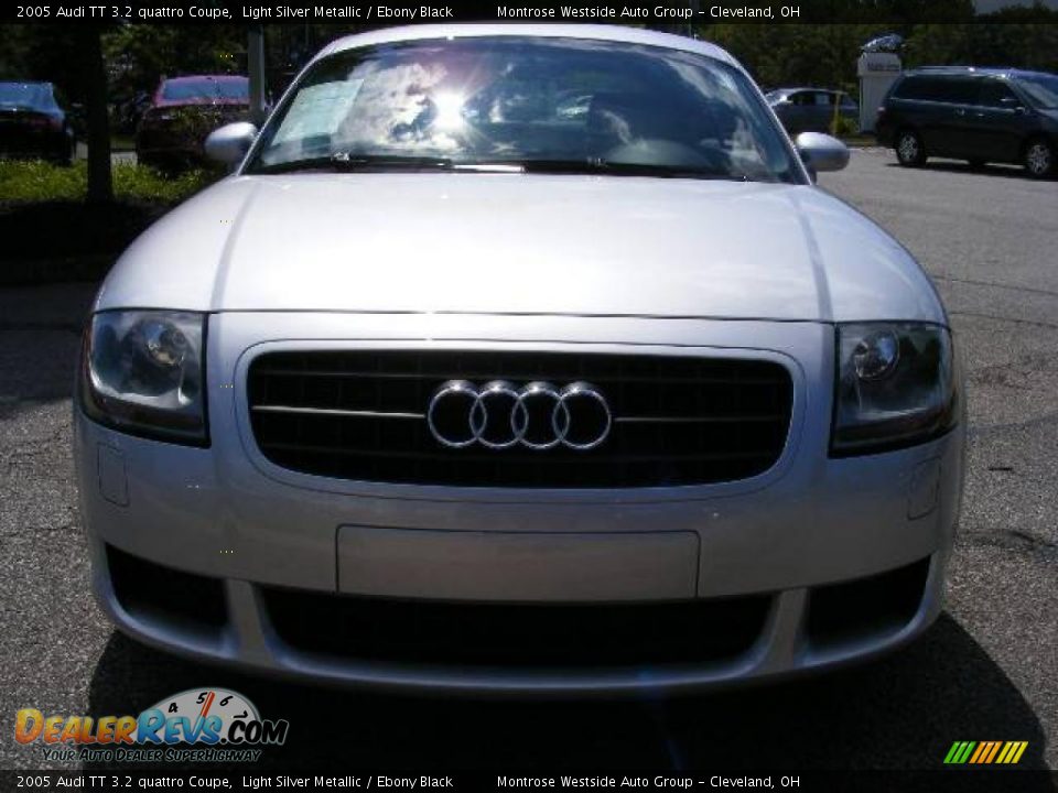 2005 Audi TT 3.2 quattro Coupe Light Silver Metallic / Ebony Black Photo #8