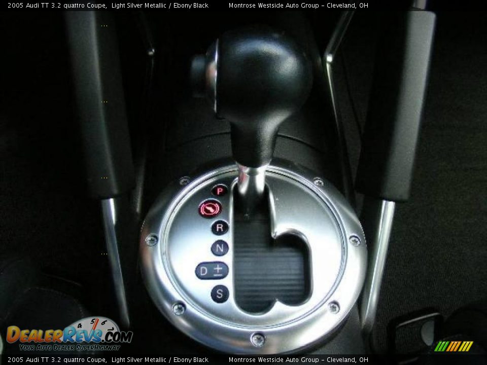 2005 Audi TT 3.2 quattro Coupe Light Silver Metallic / Ebony Black Photo #22