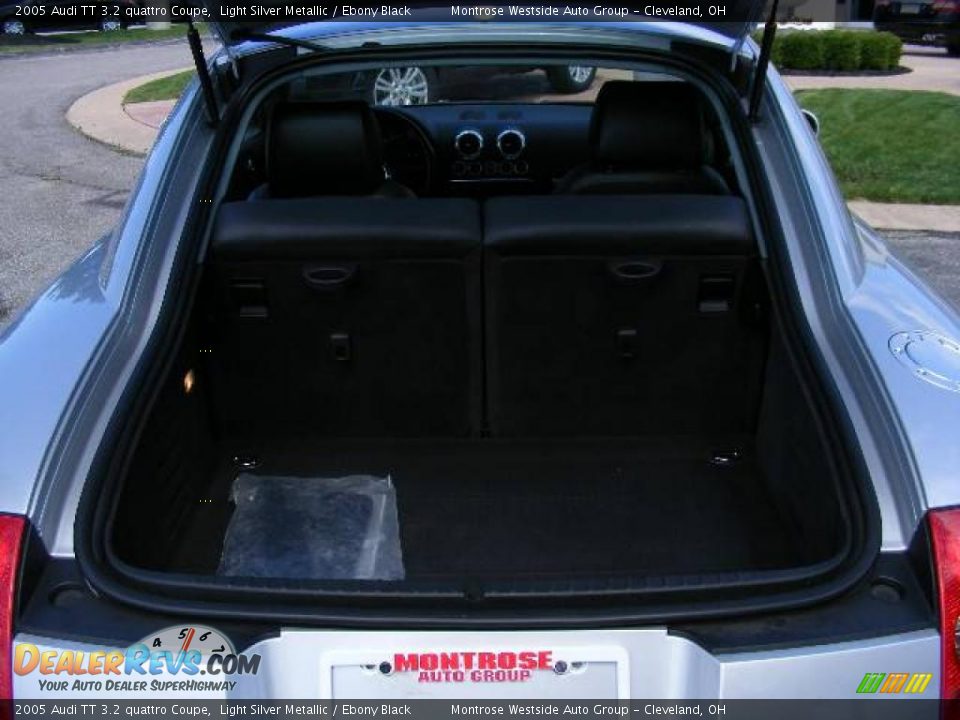 2005 Audi TT 3.2 quattro Coupe Light Silver Metallic / Ebony Black Photo #26