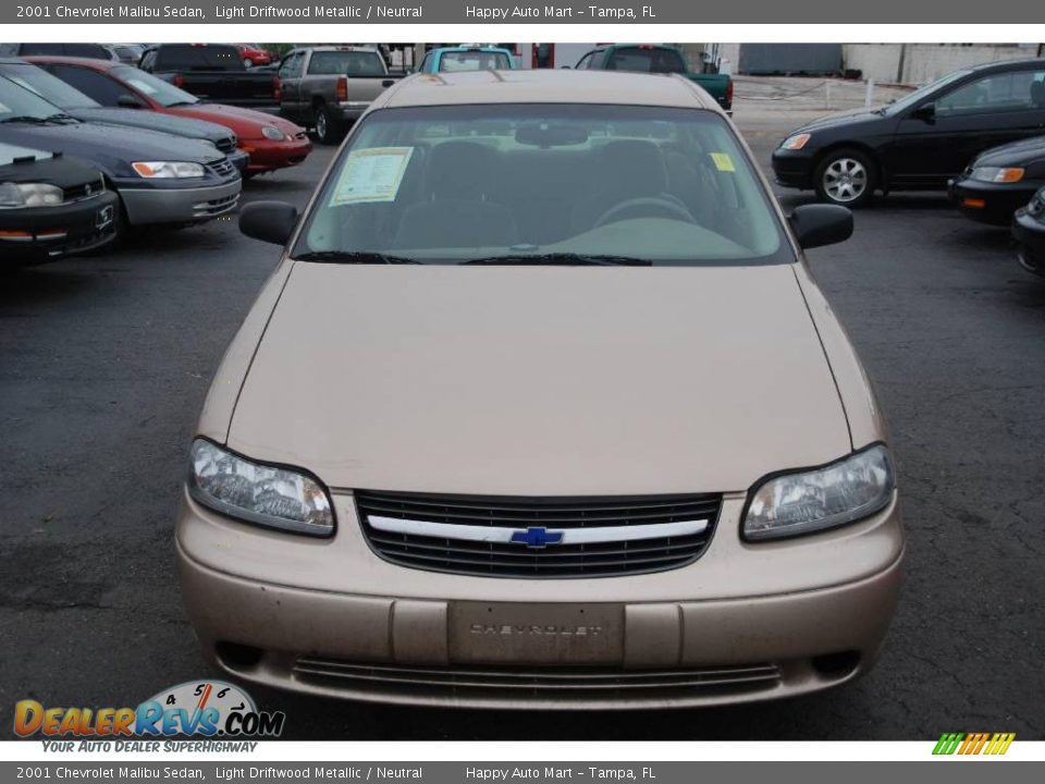 2001 Chevrolet Malibu Sedan Light Driftwood Metallic / Neutral Photo #8