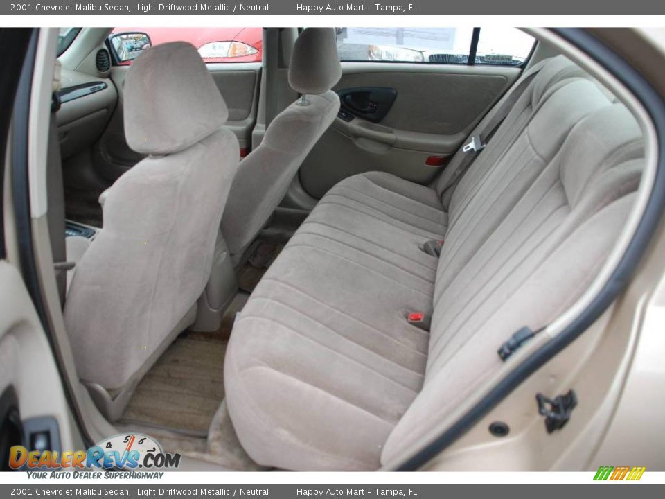 2001 Chevrolet Malibu Sedan Light Driftwood Metallic / Neutral Photo #15