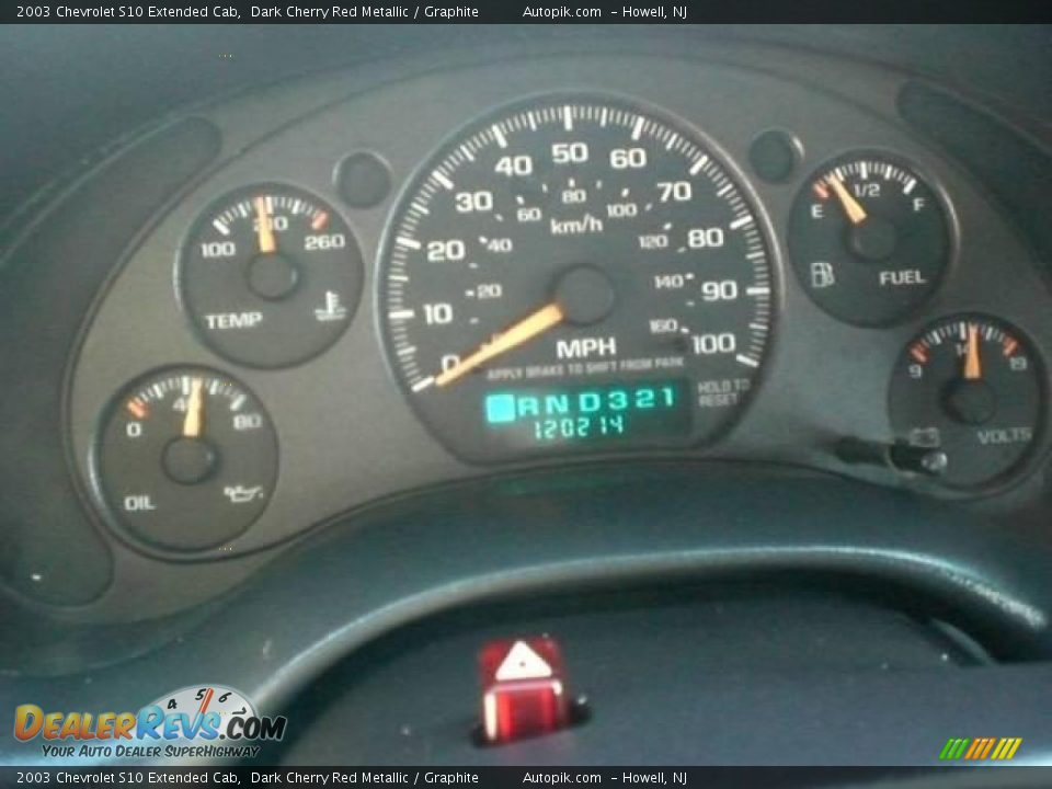 2003 Chevrolet S10 Extended Cab Dark Cherry Red Metallic / Graphite Photo #14