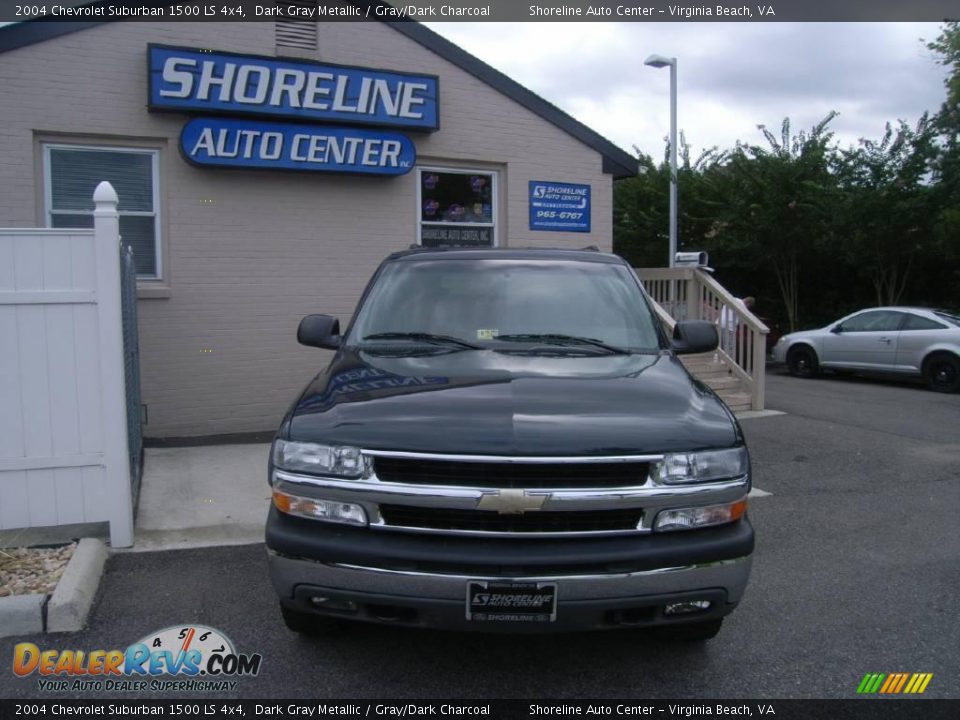 2004 Chevrolet Suburban 1500 LS 4x4 Dark Gray Metallic / Gray/Dark Charcoal Photo #1