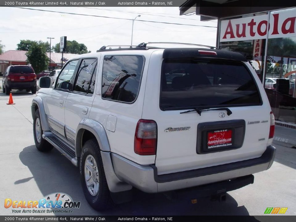 2000 Toyota 4Runner Limited 4x4 Natural White / Oak Photo #5
