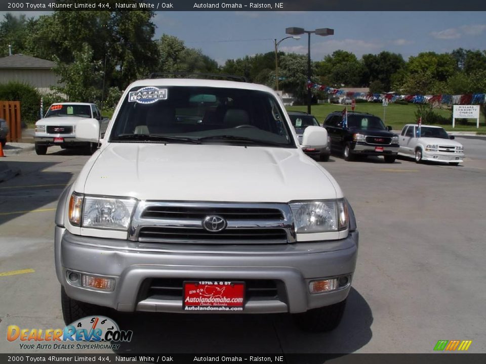 2000 Toyota 4Runner Limited 4x4 Natural White / Oak Photo #7