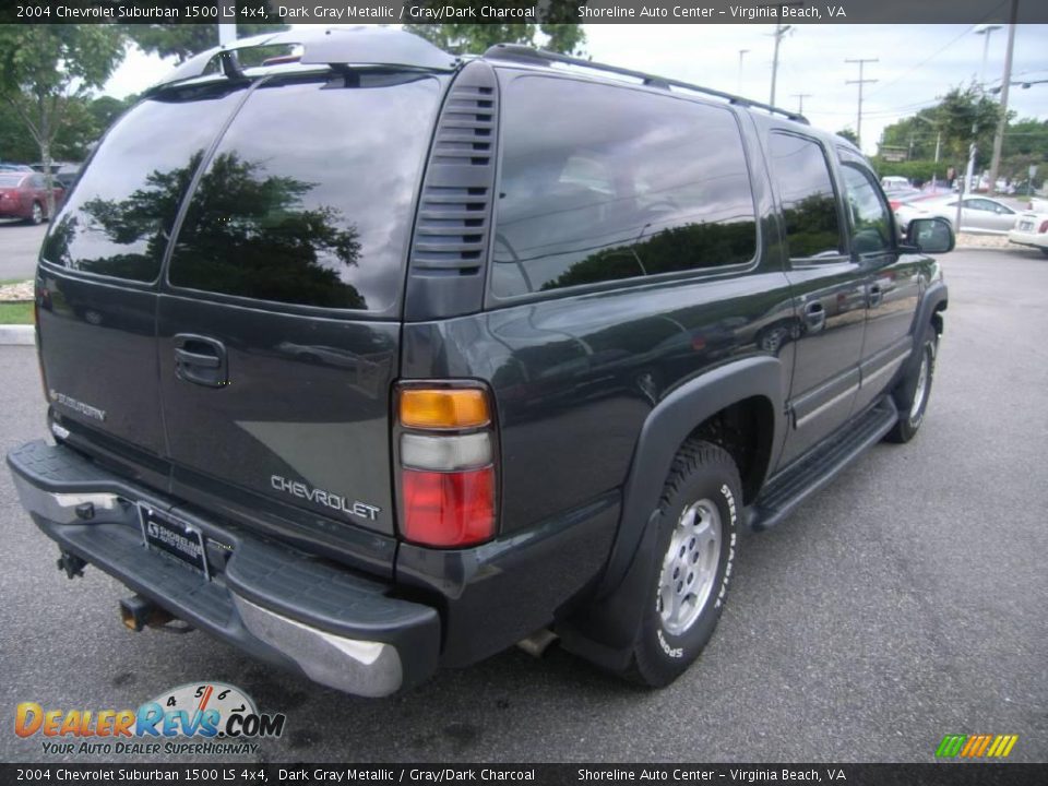 2004 Chevrolet Suburban 1500 LS 4x4 Dark Gray Metallic / Gray/Dark Charcoal Photo #6