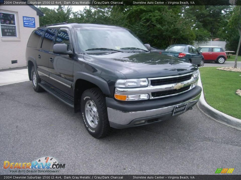 2004 Chevrolet Suburban 1500 LS 4x4 Dark Gray Metallic / Gray/Dark Charcoal Photo #8