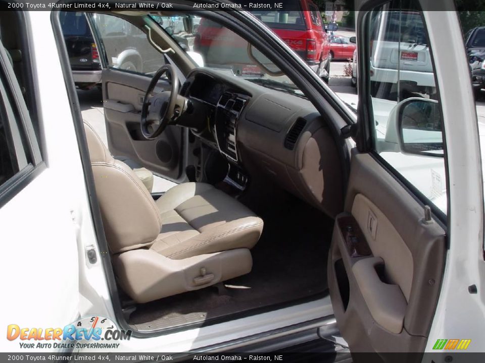 2000 Toyota 4Runner Limited 4x4 Natural White / Oak Photo #16