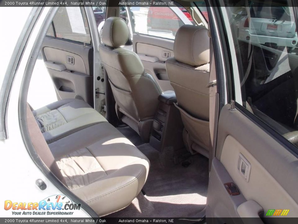 2000 Toyota 4Runner Limited 4x4 Natural White / Oak Photo #17