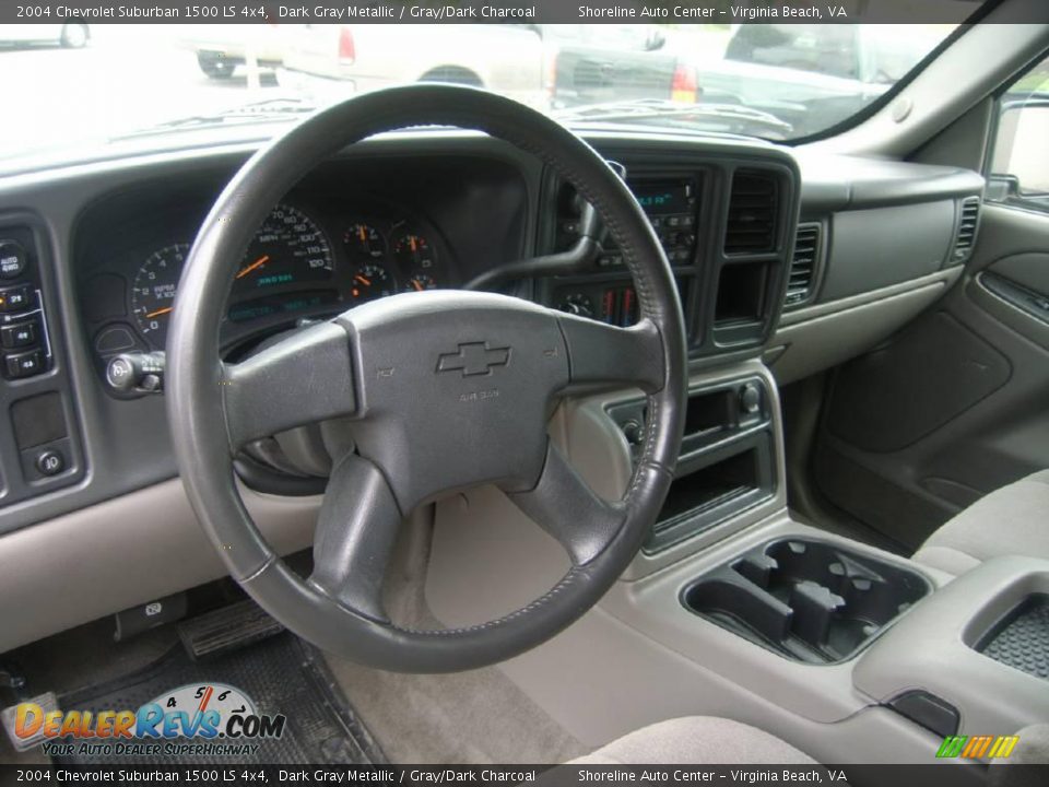 2004 Chevrolet Suburban 1500 LS 4x4 Dark Gray Metallic / Gray/Dark Charcoal Photo #19