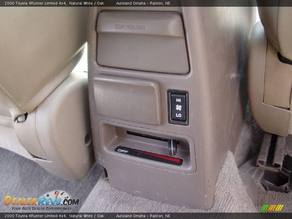 2000 Toyota 4Runner Limited 4x4 Natural White / Oak Photo #21