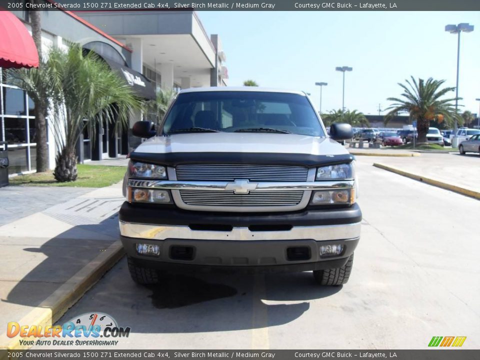 2005 Chevrolet Silverado 1500 Z71 Extended Cab 4x4 Silver Birch Metallic / Medium Gray Photo #6