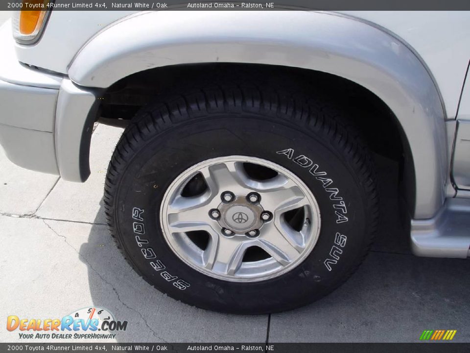 2000 Toyota 4Runner Limited 4x4 Natural White / Oak Photo #23