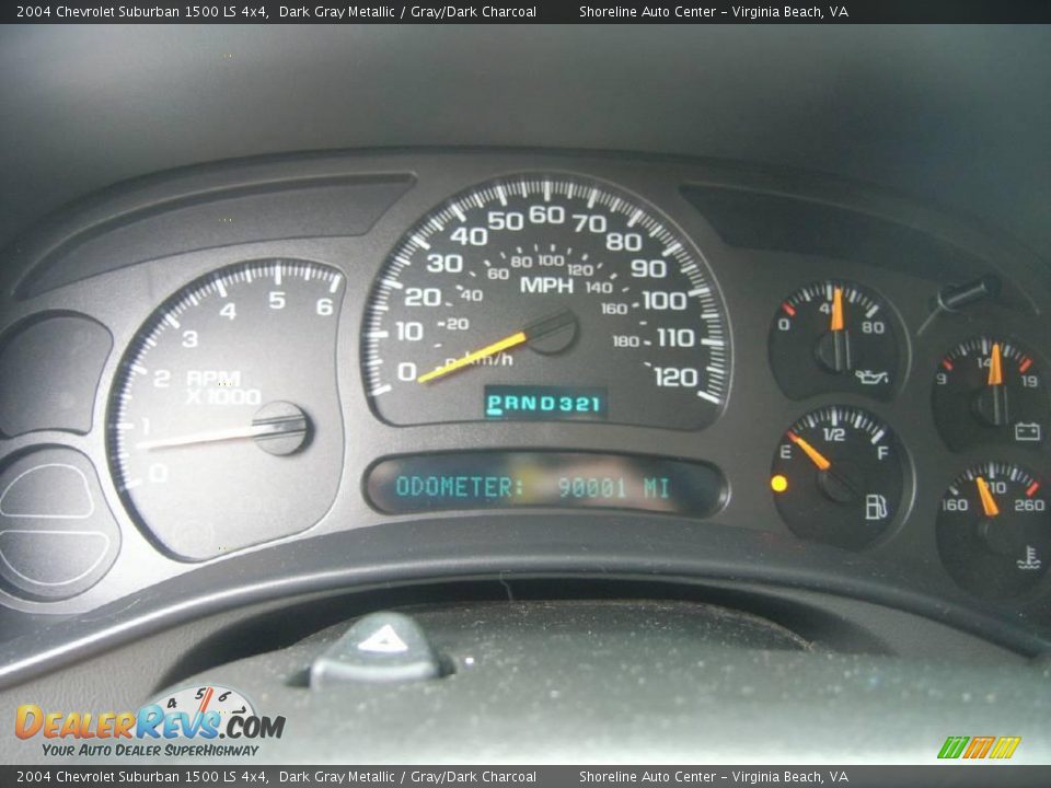 2004 Chevrolet Suburban 1500 LS 4x4 Dark Gray Metallic / Gray/Dark Charcoal Photo #23