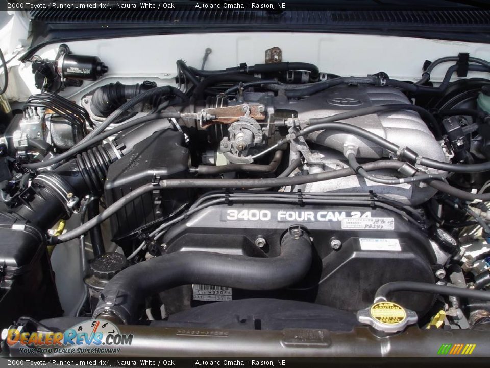 2000 Toyota 4Runner Limited 4x4 Natural White / Oak Photo #26