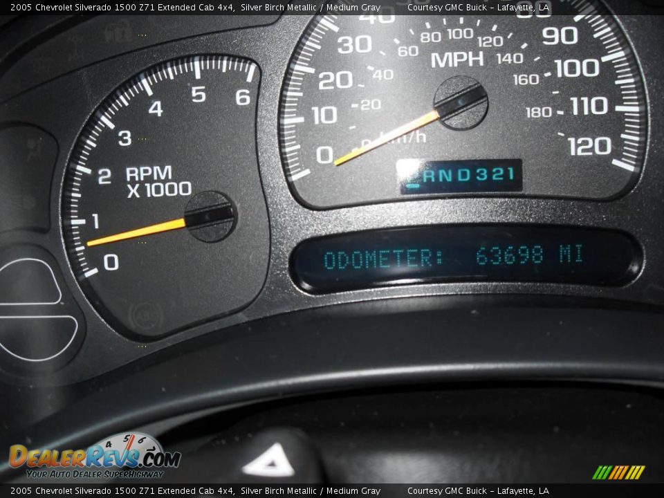 2005 Chevrolet Silverado 1500 Z71 Extended Cab 4x4 Silver Birch Metallic / Medium Gray Photo #18