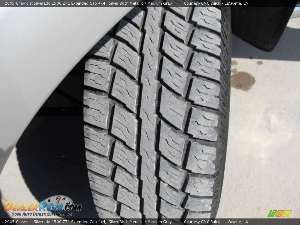 2005 Chevrolet Silverado 1500 Z71 Extended Cab 4x4 Silver Birch Metallic / Medium Gray Photo #21
