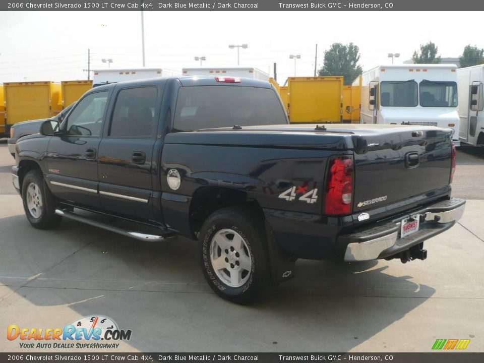 2006 Chevrolet Silverado 1500 LT Crew Cab 4x4 Dark Blue Metallic / Dark Charcoal Photo #4