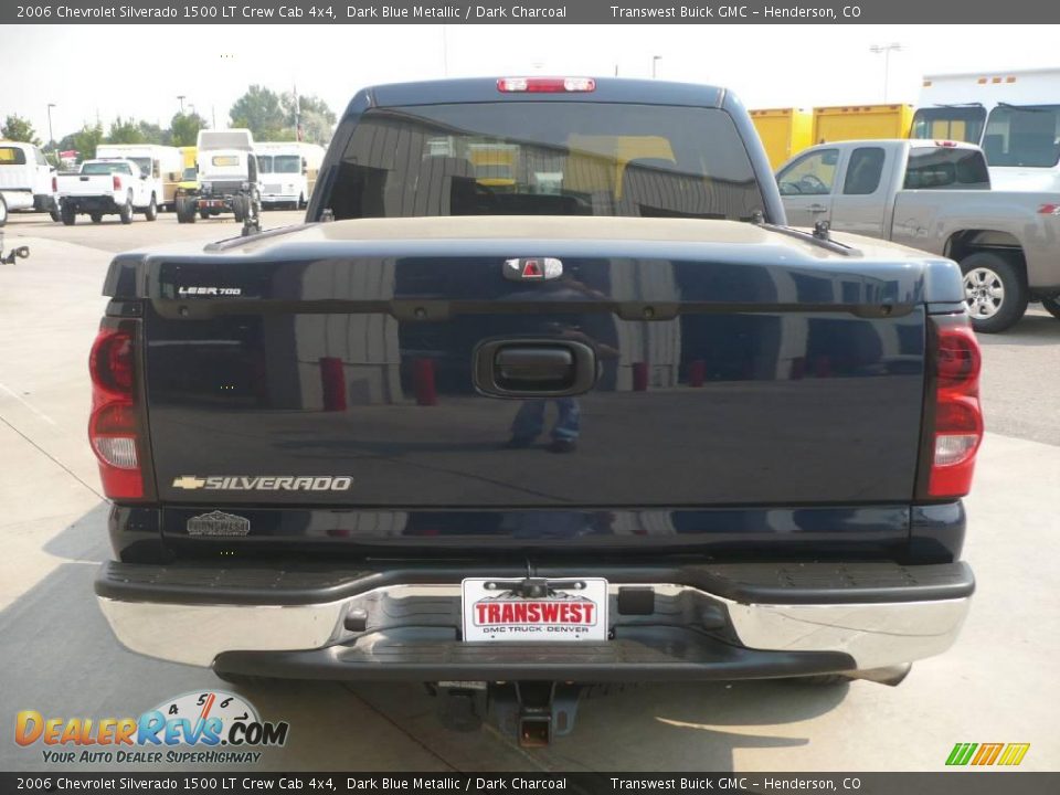 2006 Chevrolet Silverado 1500 LT Crew Cab 4x4 Dark Blue Metallic / Dark Charcoal Photo #5