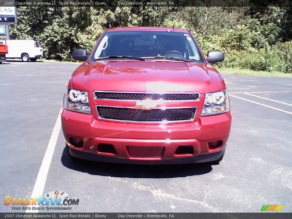 2007 Chevrolet Avalanche LS Sport Red Metallic / Ebony Photo #3