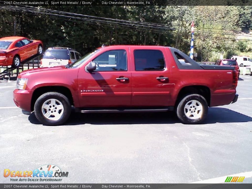 2007 Chevrolet Avalanche LS Sport Red Metallic / Ebony Photo #4