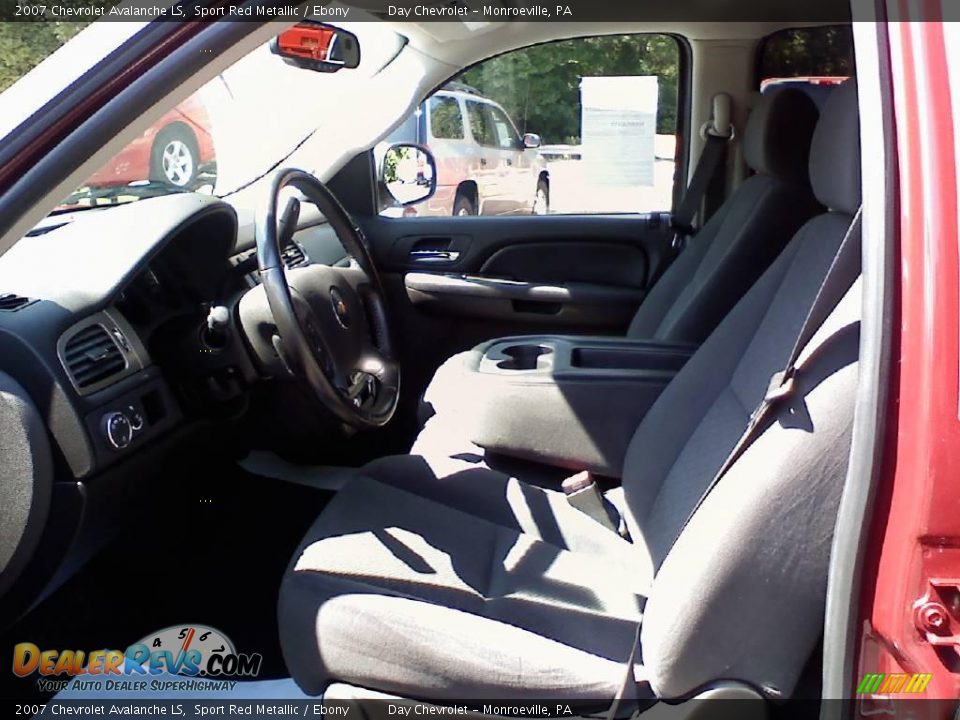 2007 Chevrolet Avalanche LS Sport Red Metallic / Ebony Photo #8