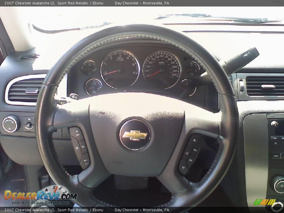 2007 Chevrolet Avalanche LS Sport Red Metallic / Ebony Photo #13