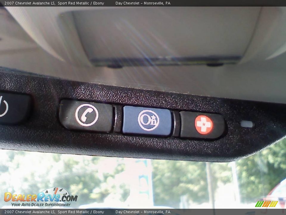 2007 Chevrolet Avalanche LS Sport Red Metallic / Ebony Photo #14