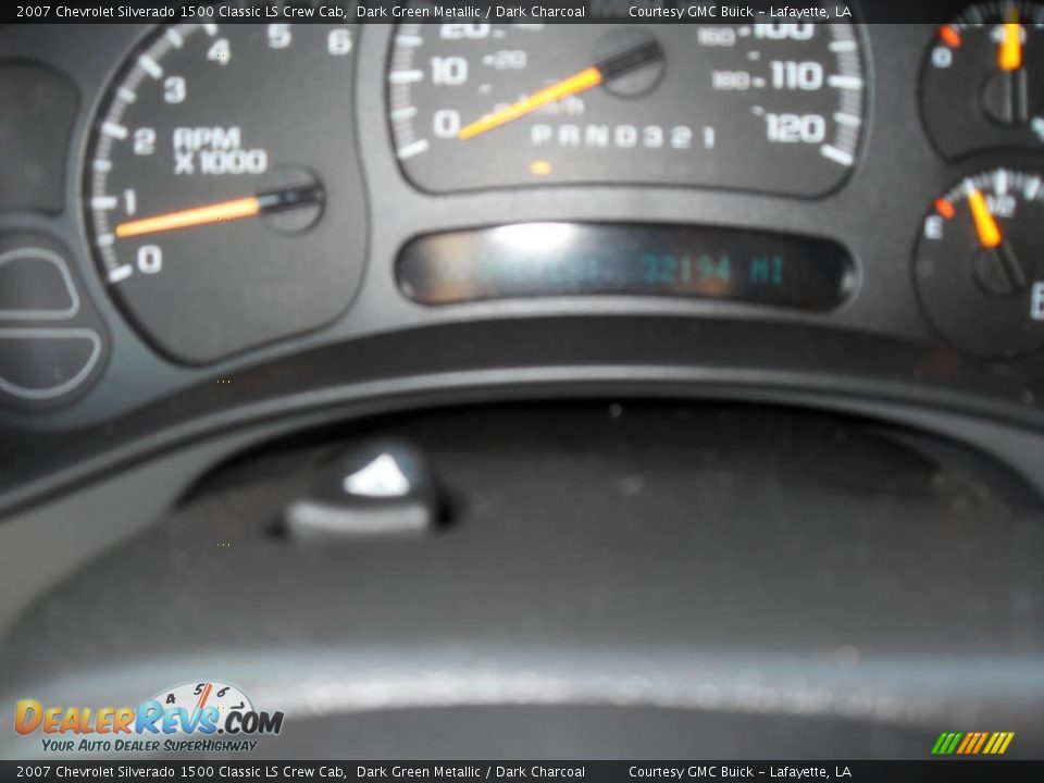 2007 Chevrolet Silverado 1500 Classic LS Crew Cab Dark Green Metallic / Dark Charcoal Photo #14