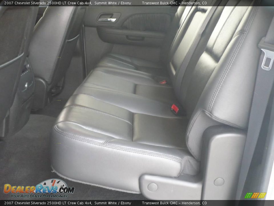 2007 Chevrolet Silverado 2500HD LT Crew Cab 4x4 Summit White / Ebony Photo #9