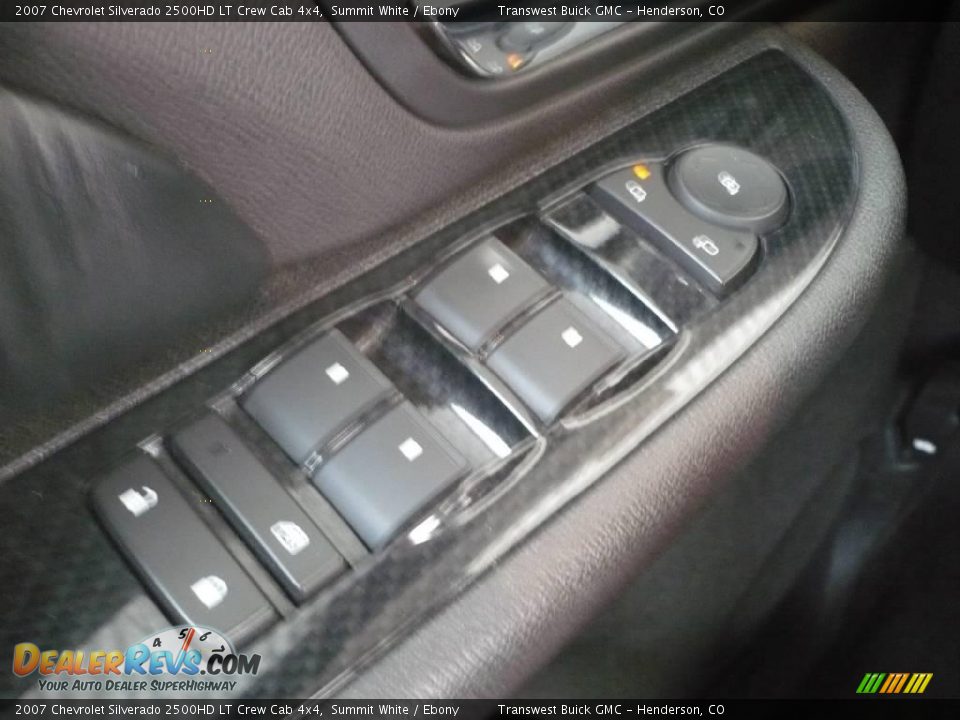 2007 Chevrolet Silverado 2500HD LT Crew Cab 4x4 Summit White / Ebony Photo #12