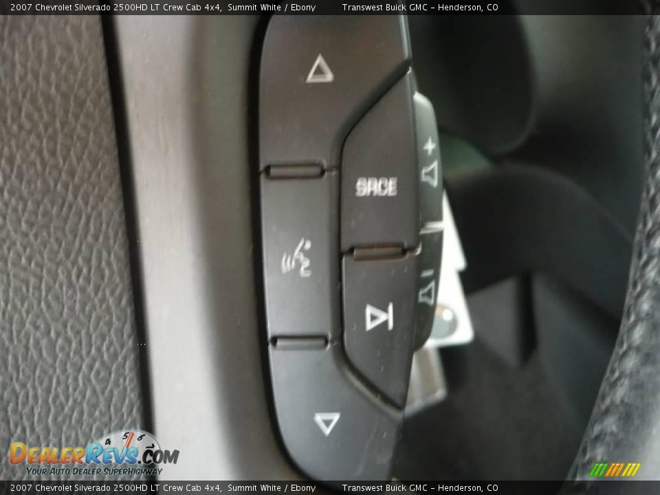 2007 Chevrolet Silverado 2500HD LT Crew Cab 4x4 Summit White / Ebony Photo #19