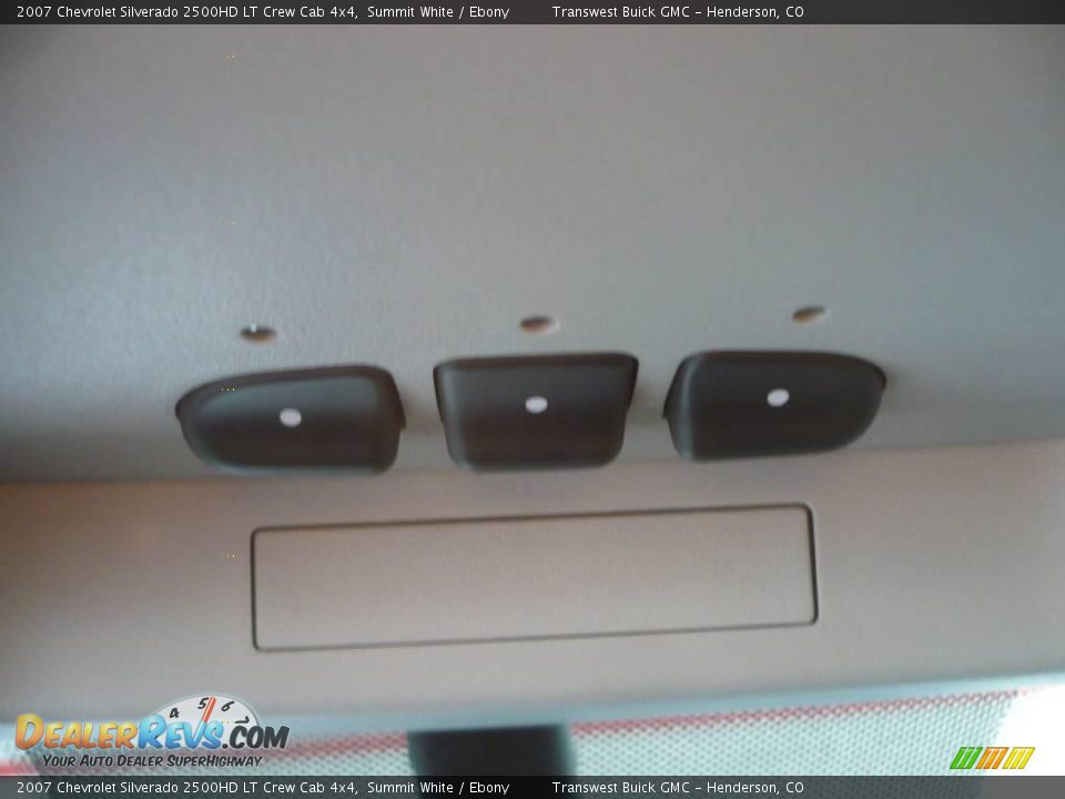 2007 Chevrolet Silverado 2500HD LT Crew Cab 4x4 Summit White / Ebony Photo #24