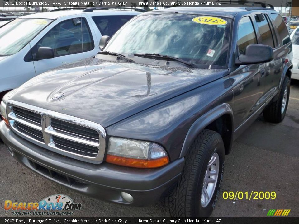 2002 Dodge Durango SLT 4x4 Graphite Metallic / Dark Slate Gray Photo #1