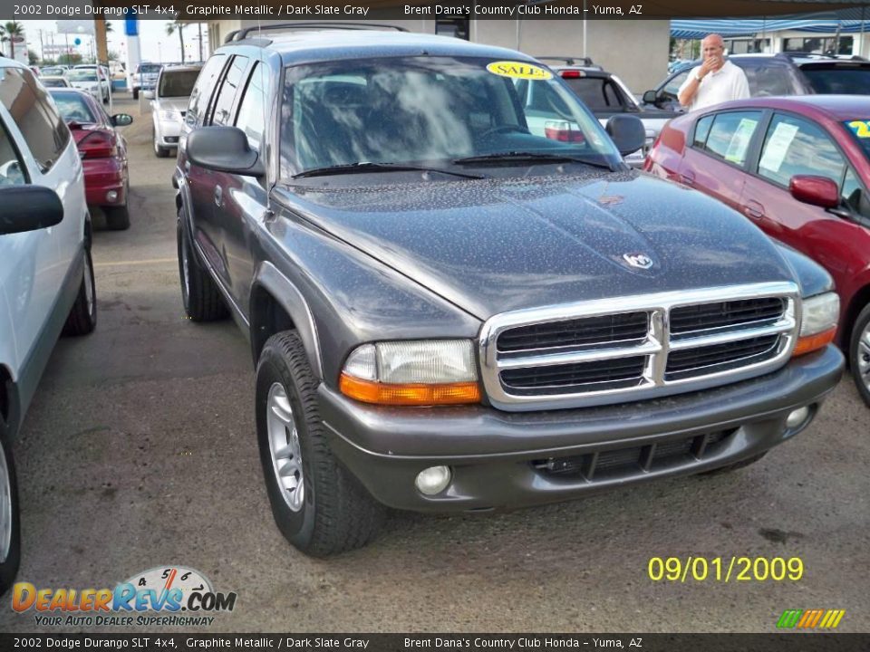 2002 Dodge Durango SLT 4x4 Graphite Metallic / Dark Slate Gray Photo #5