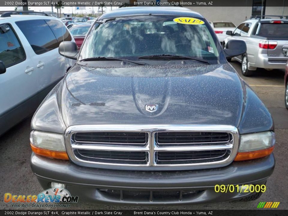 2002 Dodge Durango SLT 4x4 Graphite Metallic / Dark Slate Gray Photo #6