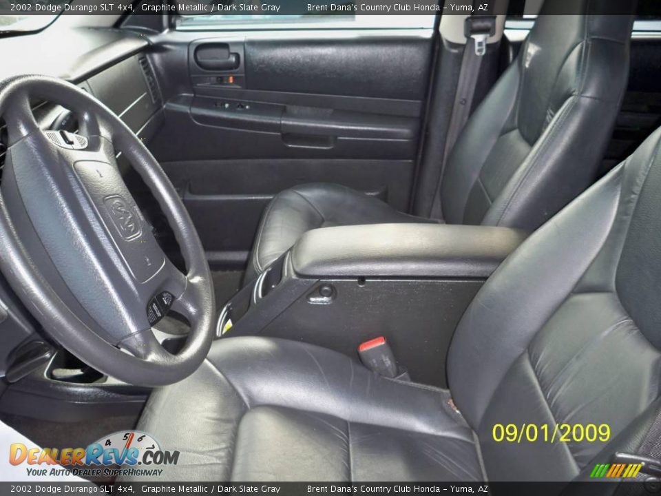 2002 Dodge Durango SLT 4x4 Graphite Metallic / Dark Slate Gray Photo #7