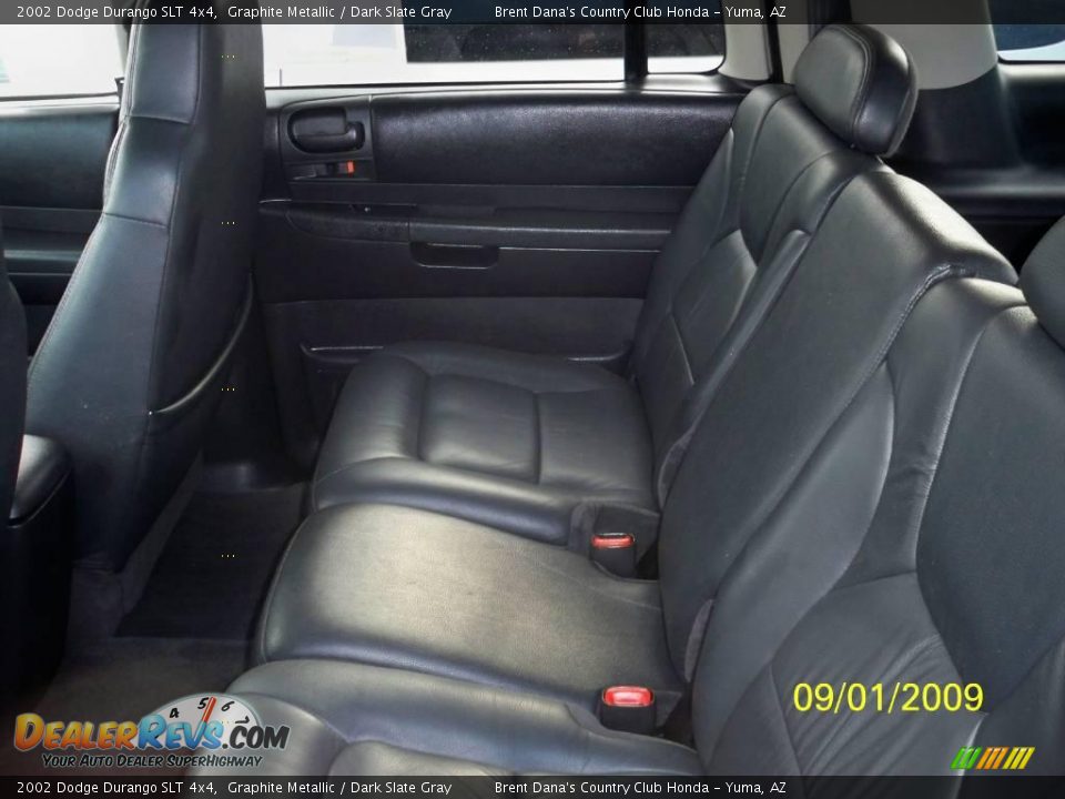 2002 Dodge Durango SLT 4x4 Graphite Metallic / Dark Slate Gray Photo #8