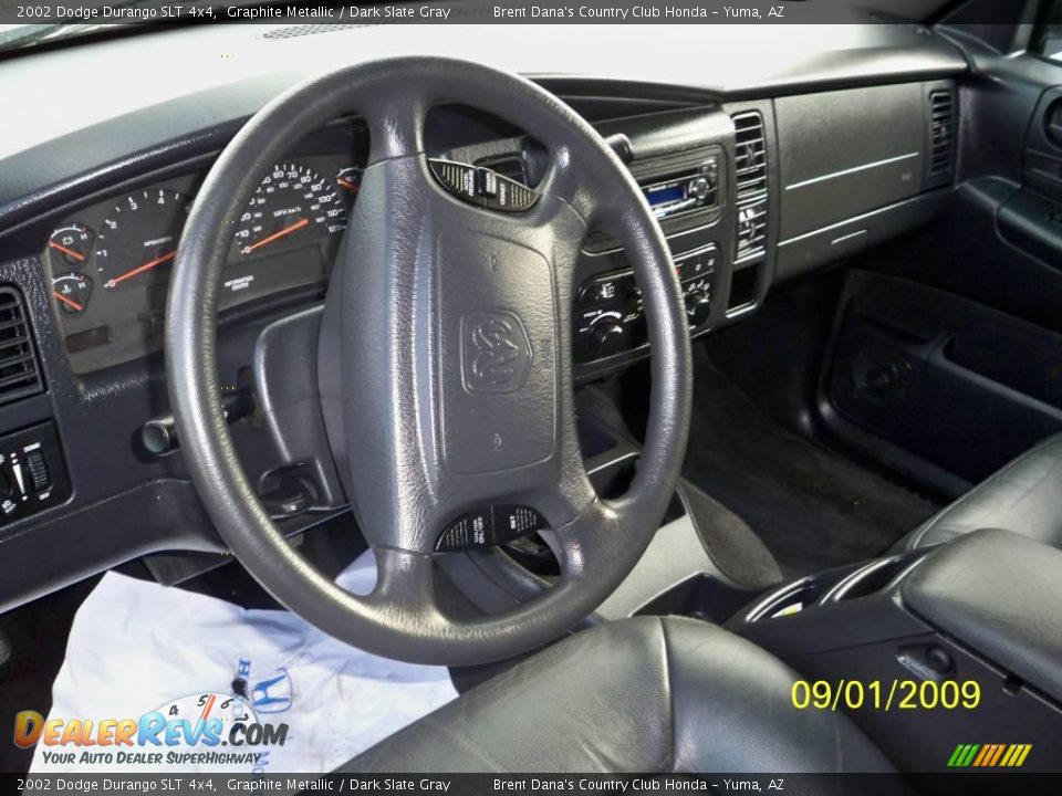 2002 Dodge Durango SLT 4x4 Graphite Metallic / Dark Slate Gray Photo #10