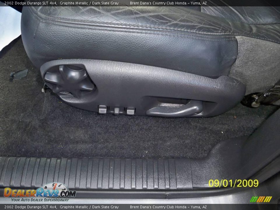 2002 Dodge Durango SLT 4x4 Graphite Metallic / Dark Slate Gray Photo #11