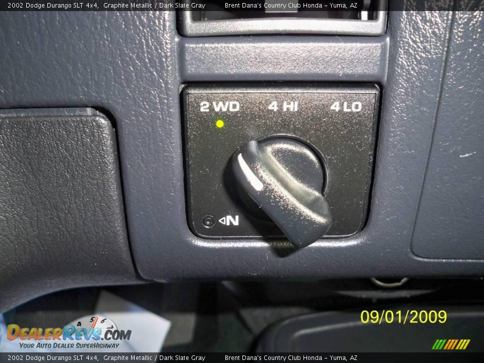 2002 Dodge Durango SLT 4x4 Graphite Metallic / Dark Slate Gray Photo #12