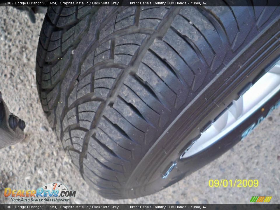 2002 Dodge Durango SLT 4x4 Graphite Metallic / Dark Slate Gray Photo #16