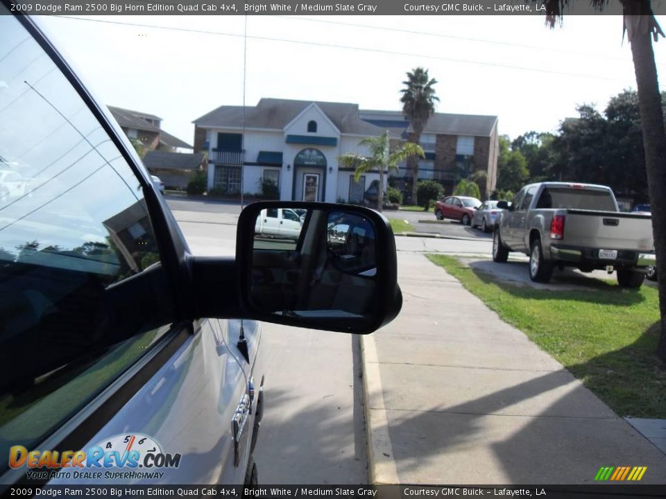 2009 Dodge Ram 2500 Big Horn Edition Quad Cab 4x4 Bright White / Medium Slate Gray Photo #7