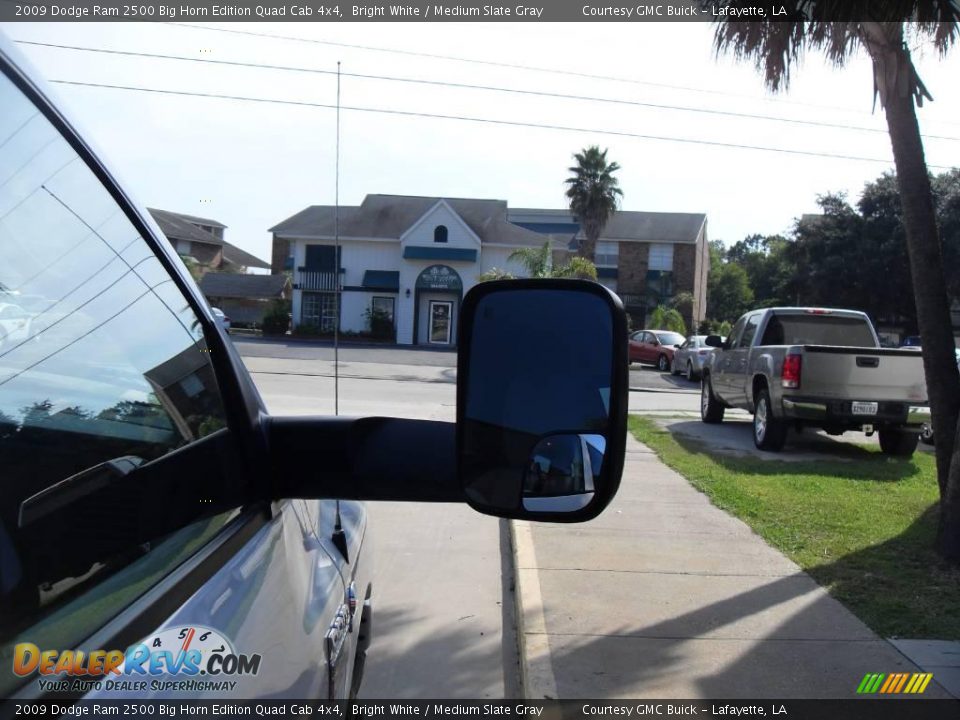 2009 Dodge Ram 2500 Big Horn Edition Quad Cab 4x4 Bright White / Medium Slate Gray Photo #8