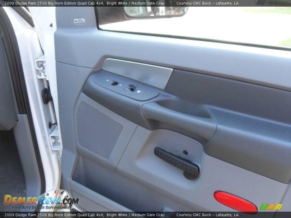 2009 Dodge Ram 2500 Big Horn Edition Quad Cab 4x4 Bright White / Medium Slate Gray Photo #11