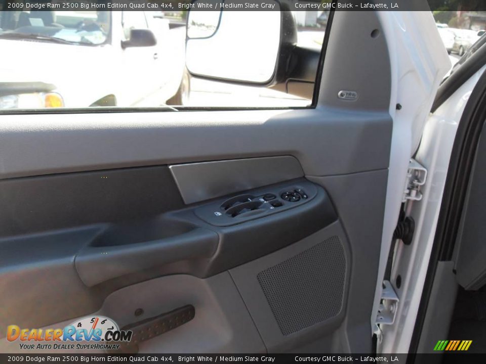 2009 Dodge Ram 2500 Big Horn Edition Quad Cab 4x4 Bright White / Medium Slate Gray Photo #13