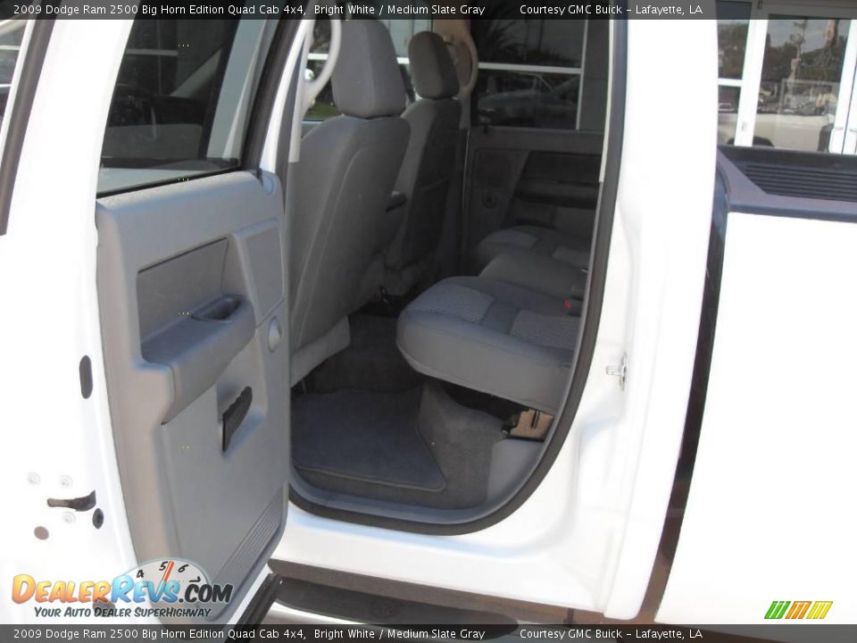 2009 Dodge Ram 2500 Big Horn Edition Quad Cab 4x4 Bright White / Medium Slate Gray Photo #14